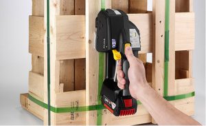 MB820 battery hand tool 16-19mm (5/8" to 3/4") aparat pentru legat banda PET sau PP cu/ Baterie & Incarcator