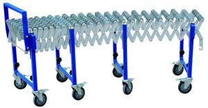 Transportor extensibil cu role din oțel inoxidabil