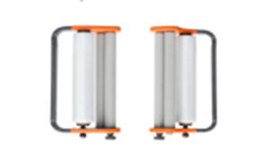 Dispenser de folie stretch HOLD3 pentru aplicare manuală, cu mâner căptușit și rolă de folie stretch