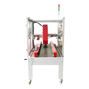 RUBBER mașină automată de sigilat cutii văzută din dreapta